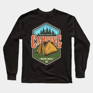 South Dakota Camping Long Sleeve T-Shirt